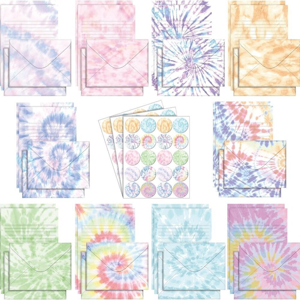 160 Packs Stationery Paper Set 50 Double Sided Stationery Writing Papers 50